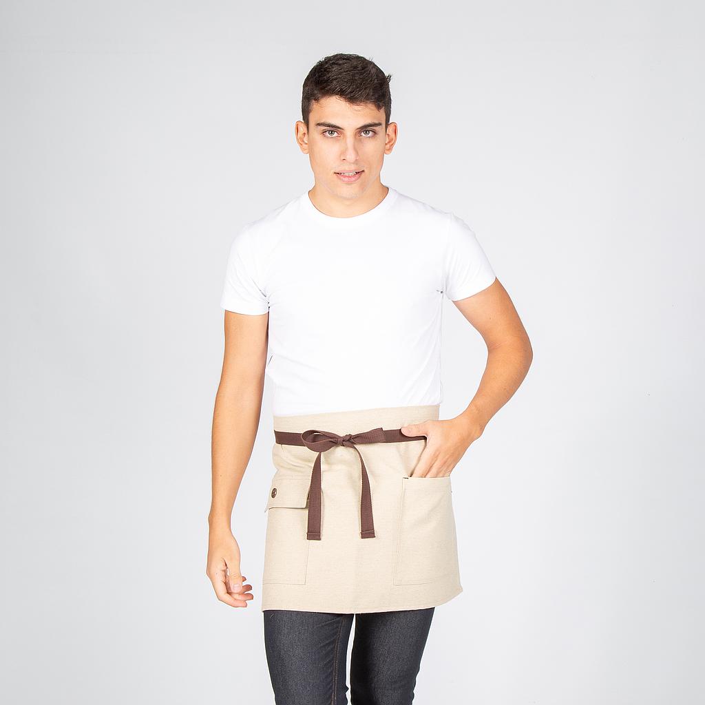 DELANTAL CORTO BEIGE 40X68 CM - Gary's