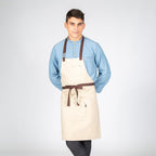DELANTAL CON PETO BEIGE HEBILLA ENLAZADA 80X68 CM - Gary's