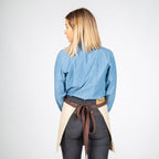 DELANTAL CORTO BEIGE 35X67 CM - Gary's