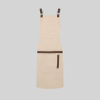 DELANTAL PETO HERRAJES EN PIEL 88X74 CM - Gary's