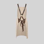 DELANTAL PETO HERRAJES EN PIEL 88X74 CM - Gary's