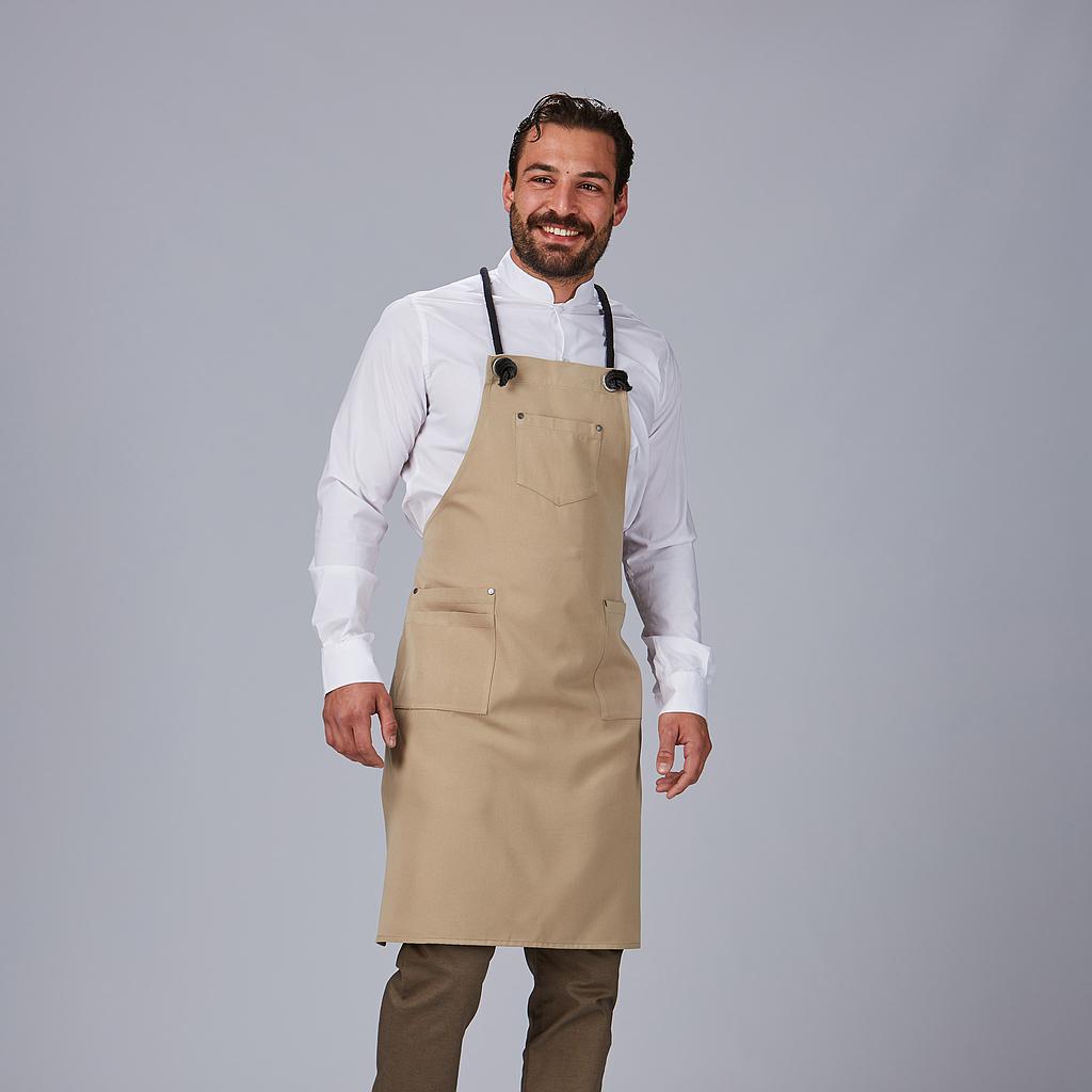 DELANTAL PETO CORDON TRENZADO 88X74 CM - Gary's