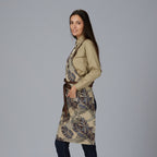 DELANTAL PETO ESTAMPADO FLORES 88X74 CM - Gary's