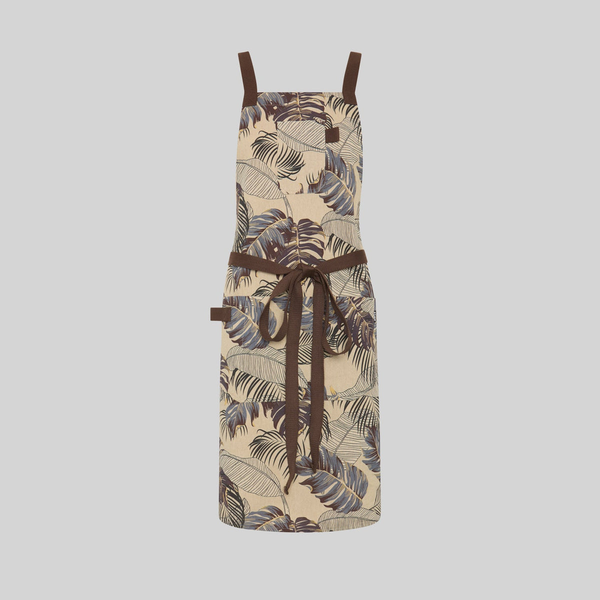 DELANTAL PETO ESTAMPADO FLORES 88X74 CM - Gary's