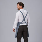 DELANTAL PETO BOLSILLO CARTERA SARGA RECICLADA 88X74 CM - Gary's
