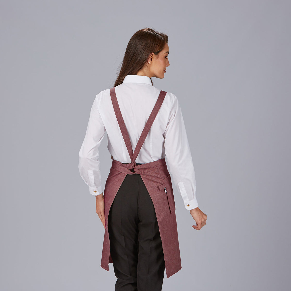 DELANTAL PETO BOLSILLO CARTERA SARGA RECICLADA 88X74 CM - Gary's