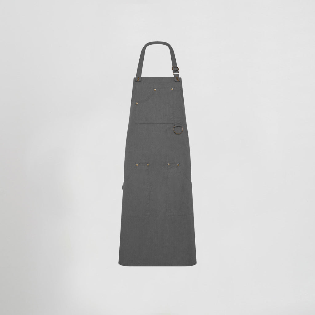 DELANTAL PETO REMACHES SARGA RECICLADA 86X74 CM - Gary's