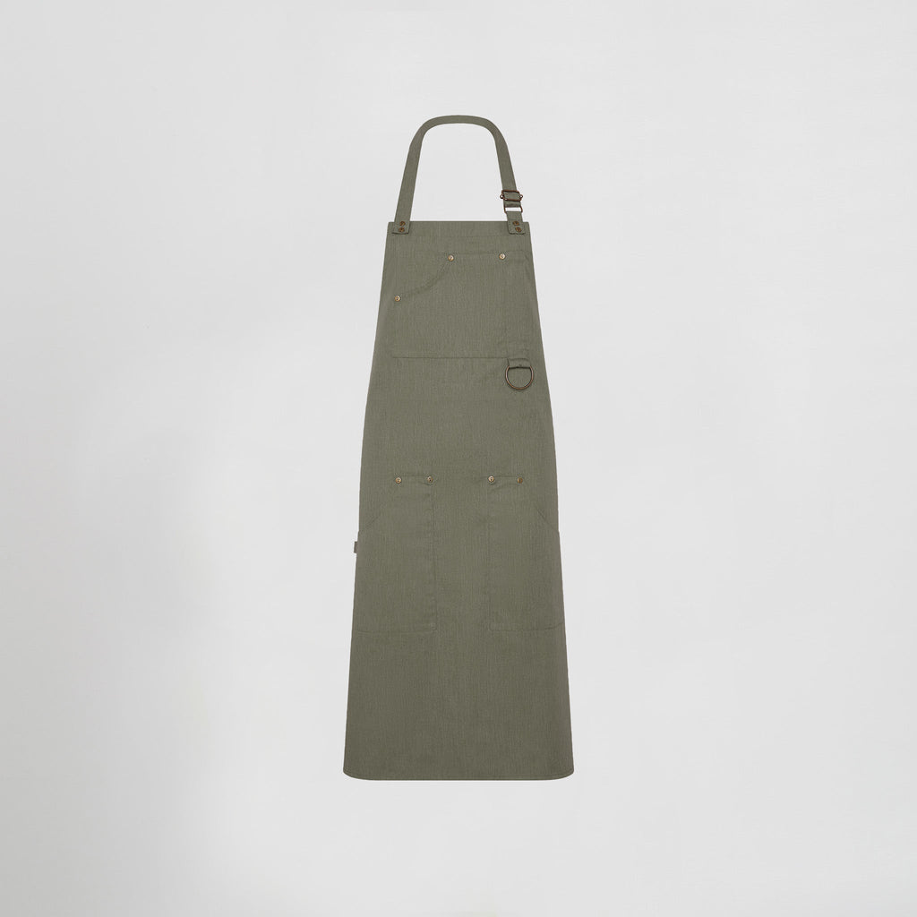 DELANTAL PETO REMACHES SARGA RECICLADA 86X74 CM - Gary's
