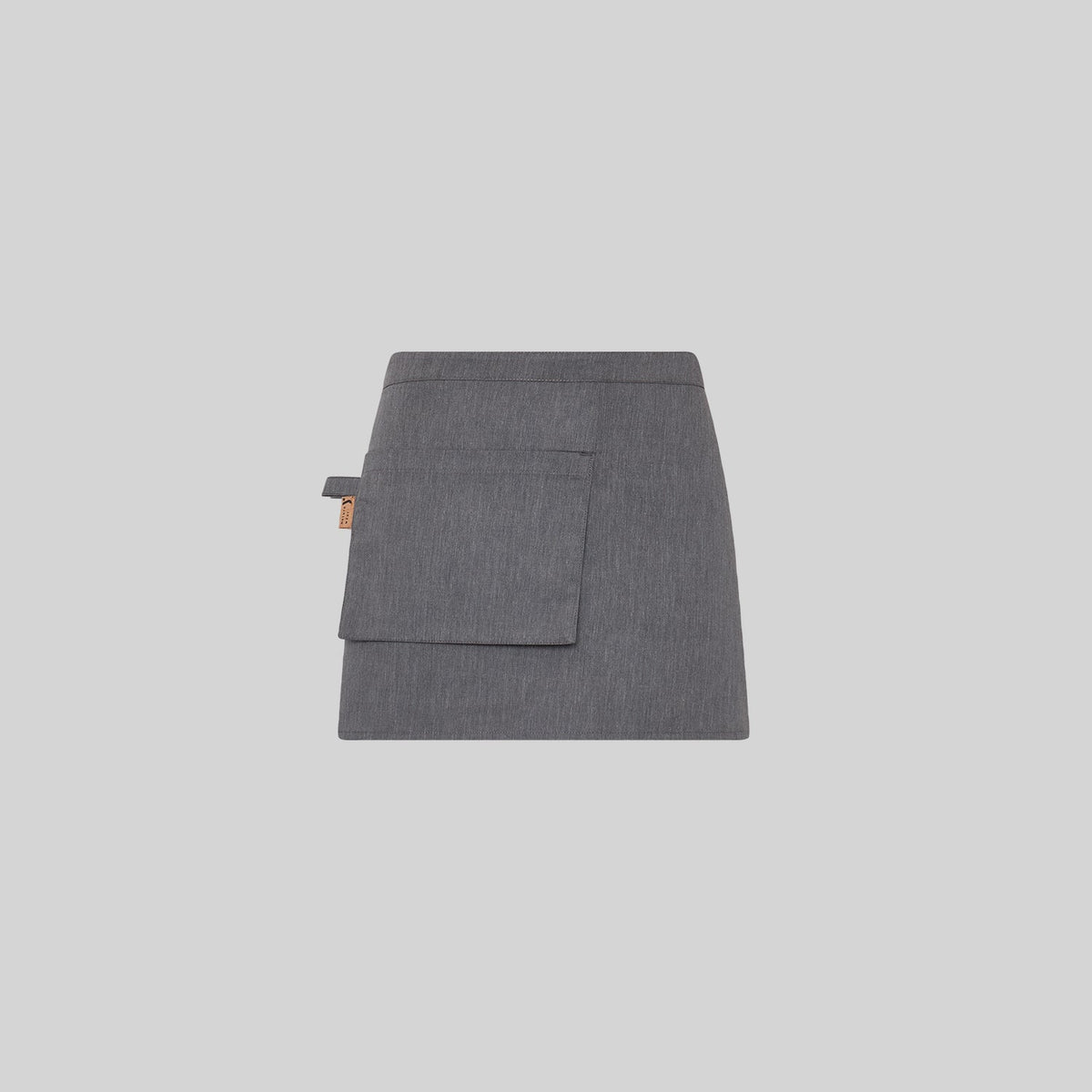 DELANTAL CORTO BOLSILLO CARTERA SARGA RECICLADA 35X67 CM - Gary's