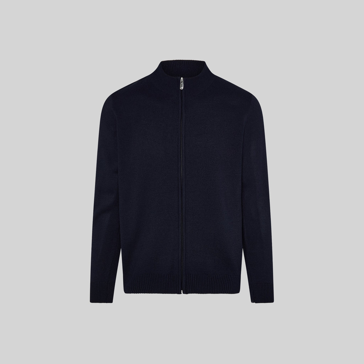 CARDIGAN HOMBRE PUNTO GRUESO CON CREMALLERA