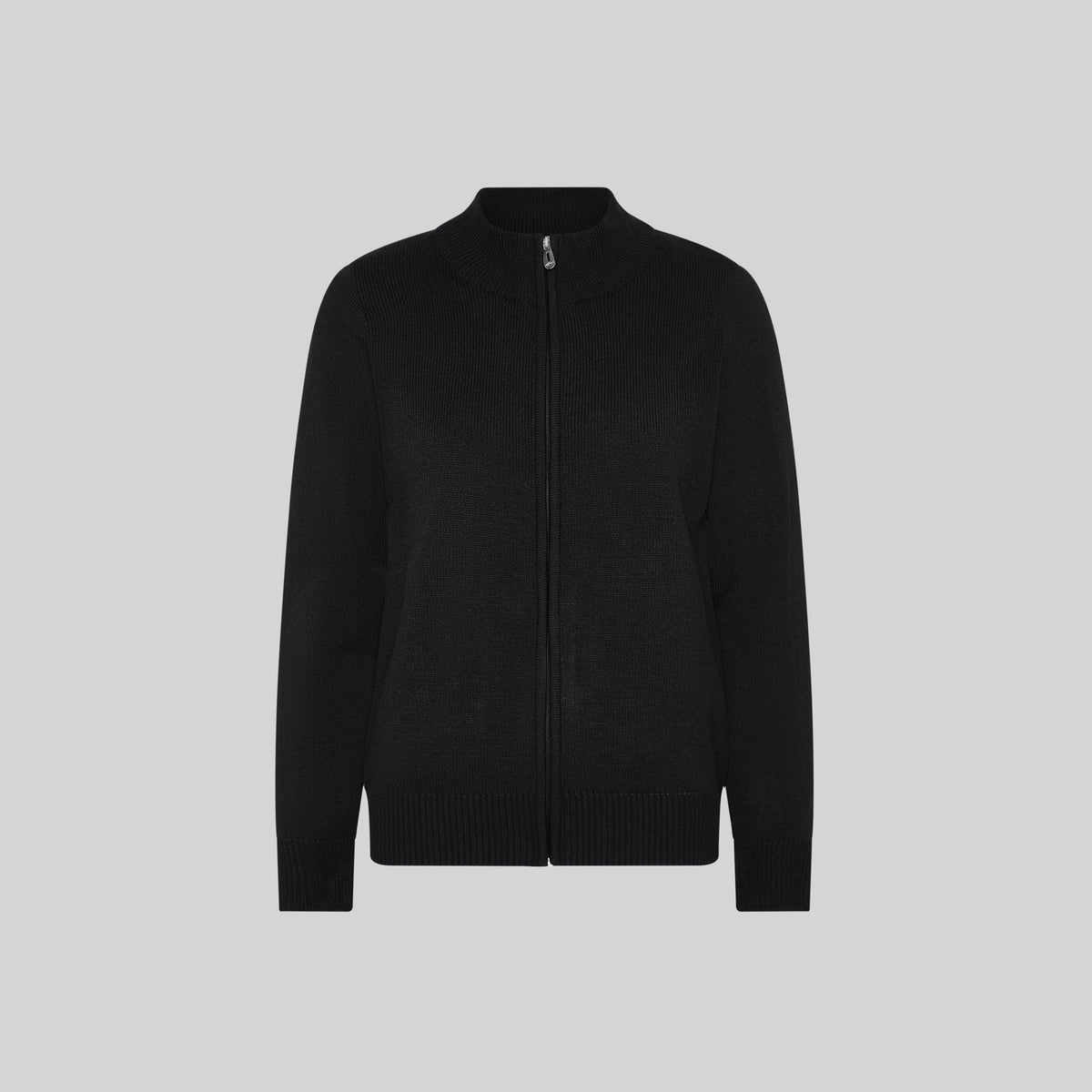 CARDIGAN MUJER PUNTO GRUESO CON CREMALLERA