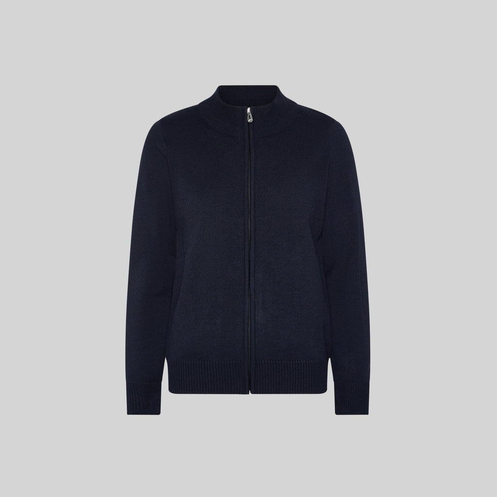 CARDIGAN MUJER PUNTO GRUESO CON CREMALLERA