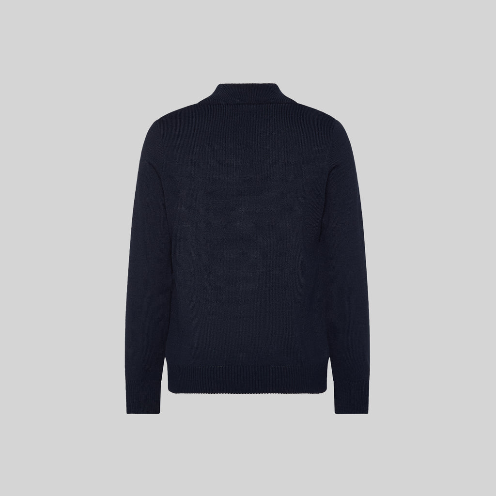 CARDIGAN MUJER PUNTO GRUESO CON CREMALLERA