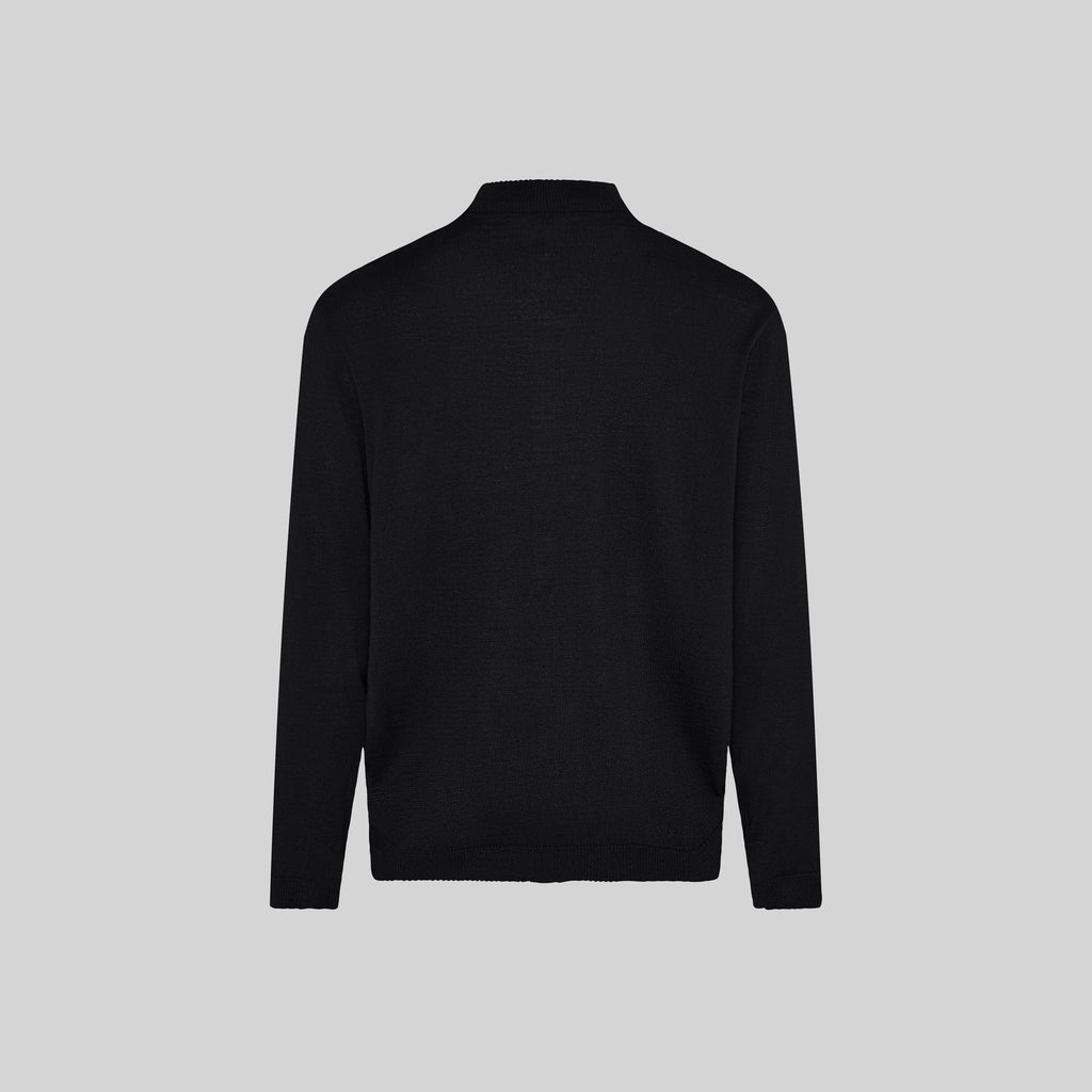 CARDIGAN HOMBRE PUNTO FINO CON CREMALLERA