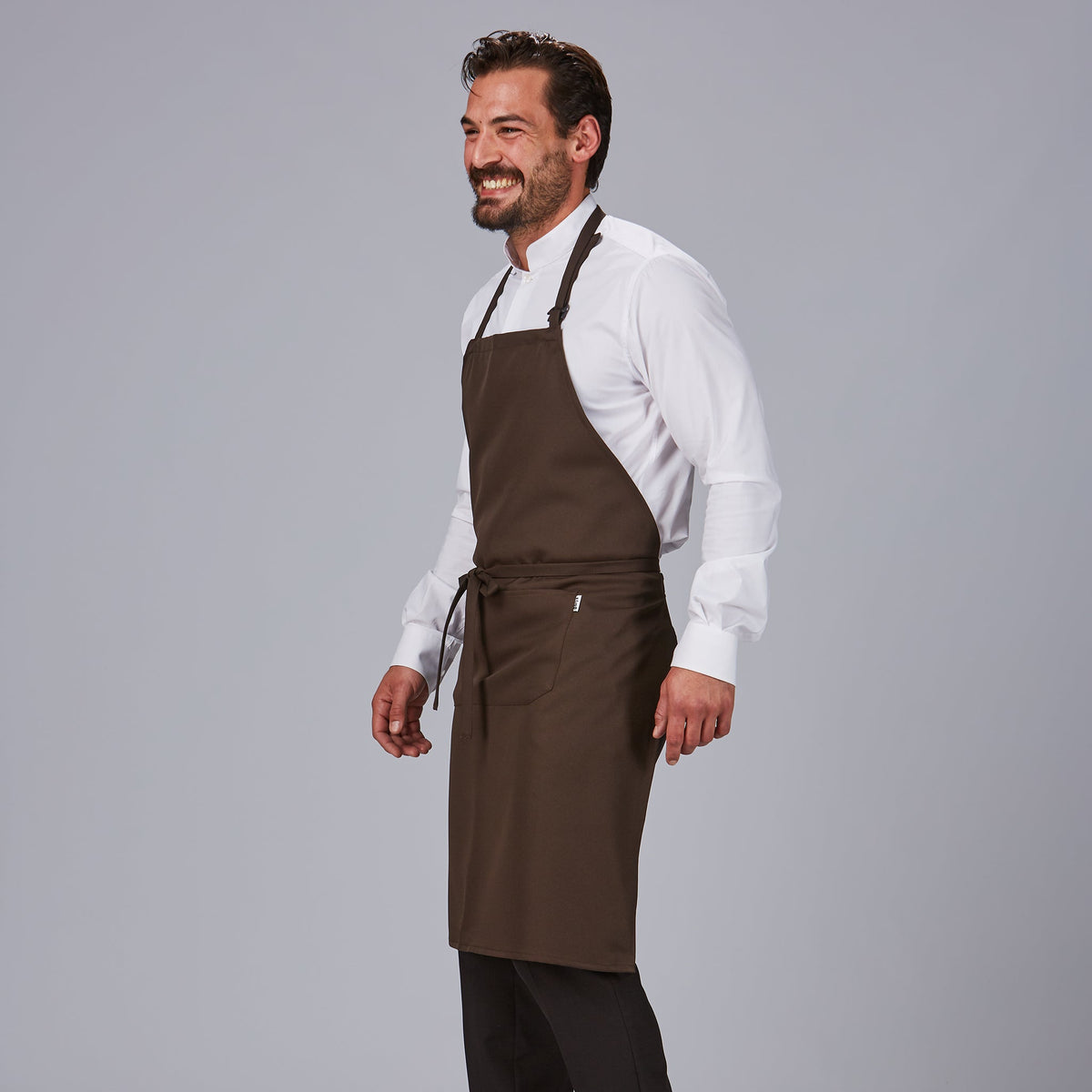 DELANTAL PETO Y BOL SARGA POLIESTER 90X75 CM