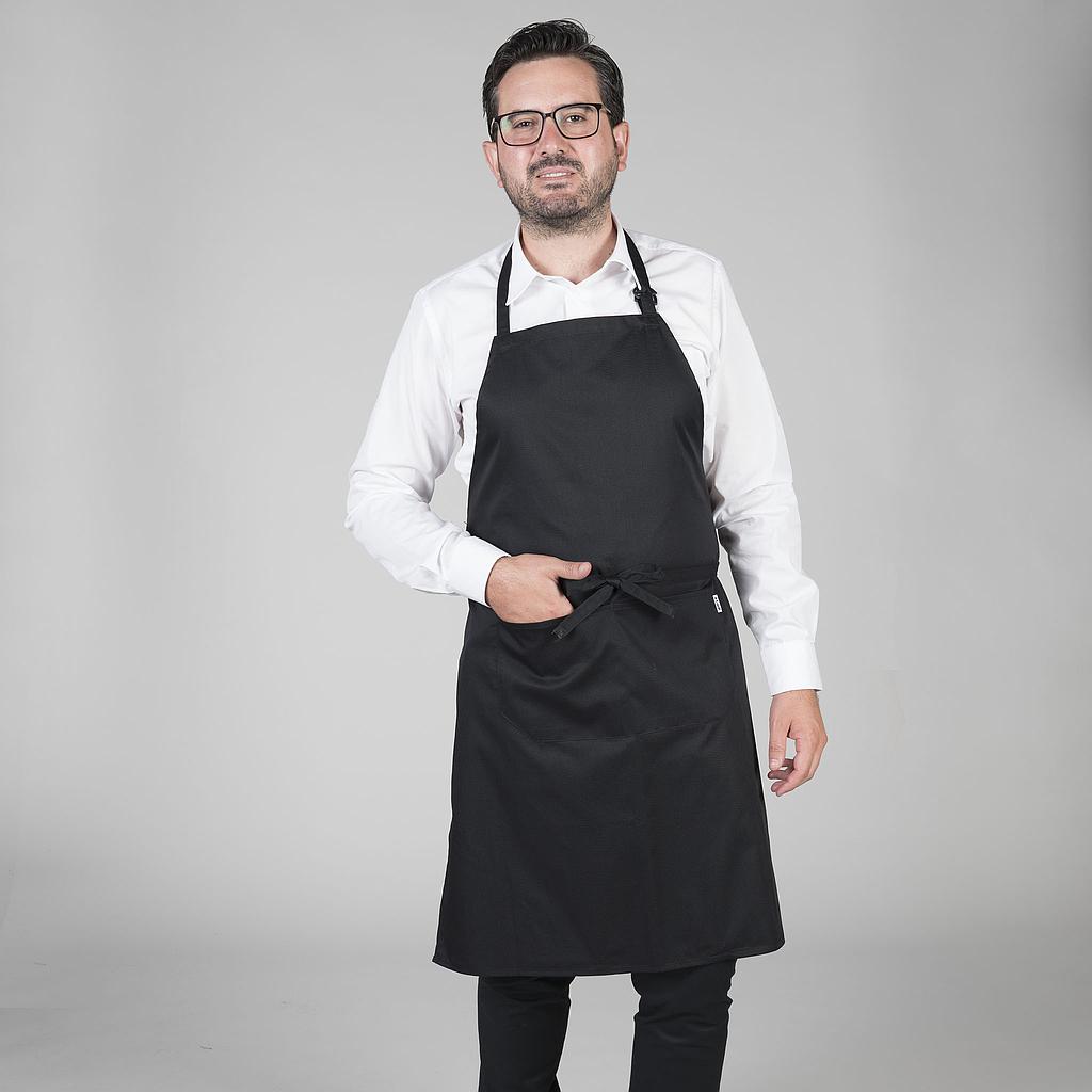 DELANTAL CON PETO Y BOLSILLO 90x75 CM SARGA - Gary's