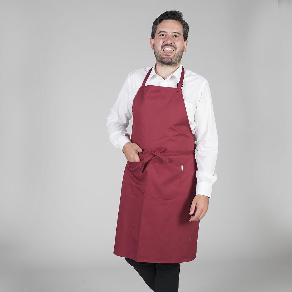 DELANTAL CON PETO Y BOLSILLO 90x75 CM SARGA - Gary's