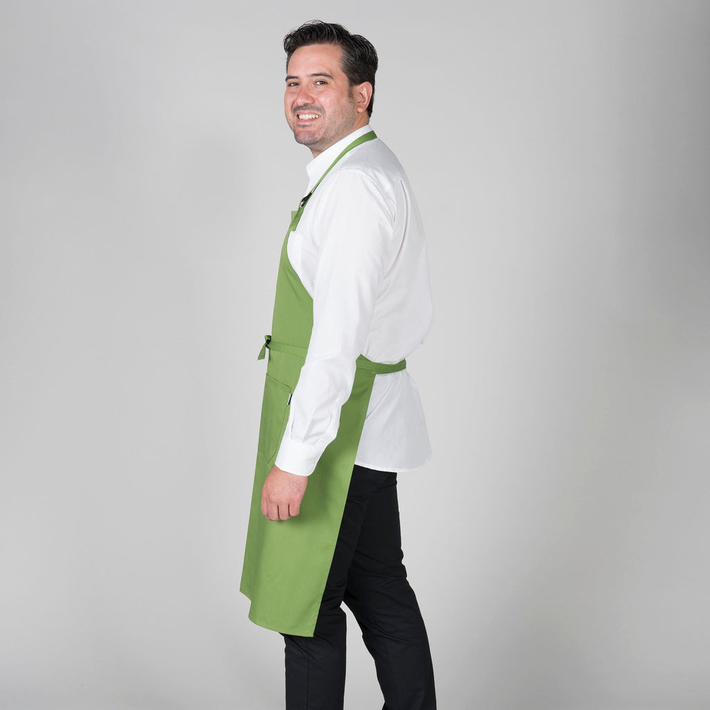 DELANTAL CON PETO Y BOLSILLO 90x75 CM SARGA - Gary's