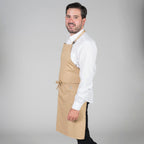 DELANTAL CON PETO Y BOLSILLO 90x75 CM SARGA - Gary's