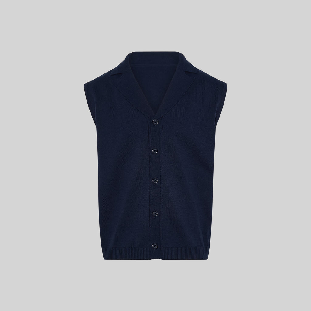 CHALECO CUELLO SOLAPA ABOTONADO HOMBRE - Gary's