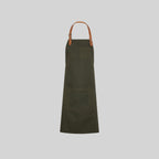DELANTAL CON PETO CINTA DE CUERO 72X80 CM - Gary's