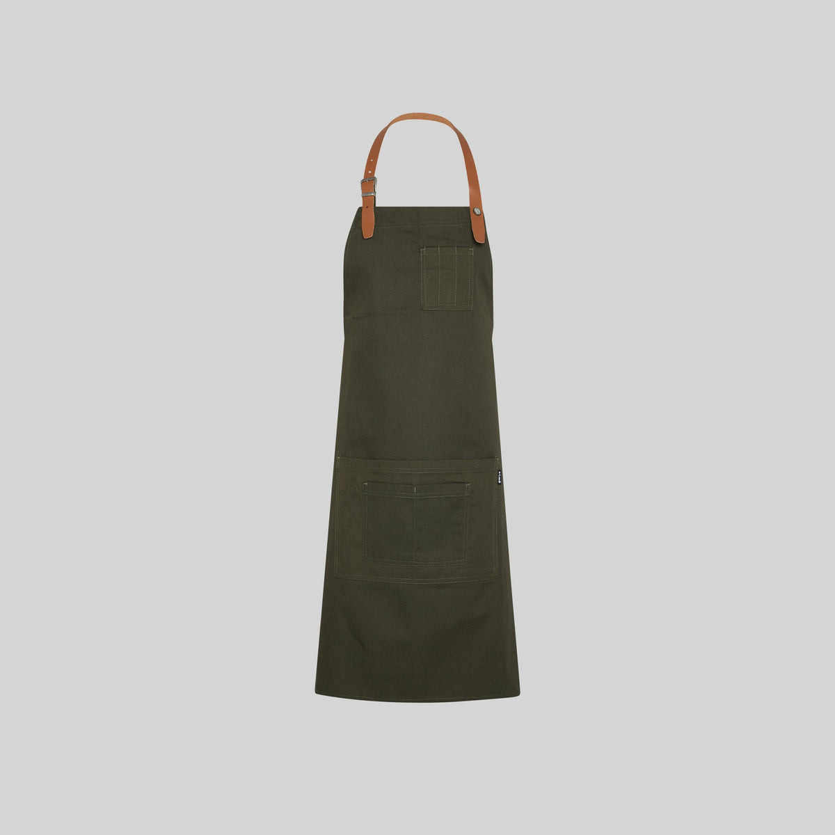 DELANTAL CON PETO CINTA DE CUERO 72X80 CM - Gary's