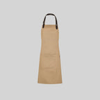 DELANTAL CON PETO CINTA DE CUERO 72X80 CM - Gary's