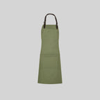 DELANTAL CON PETO CINTA DE CUERO 72X80 CM - Gary's