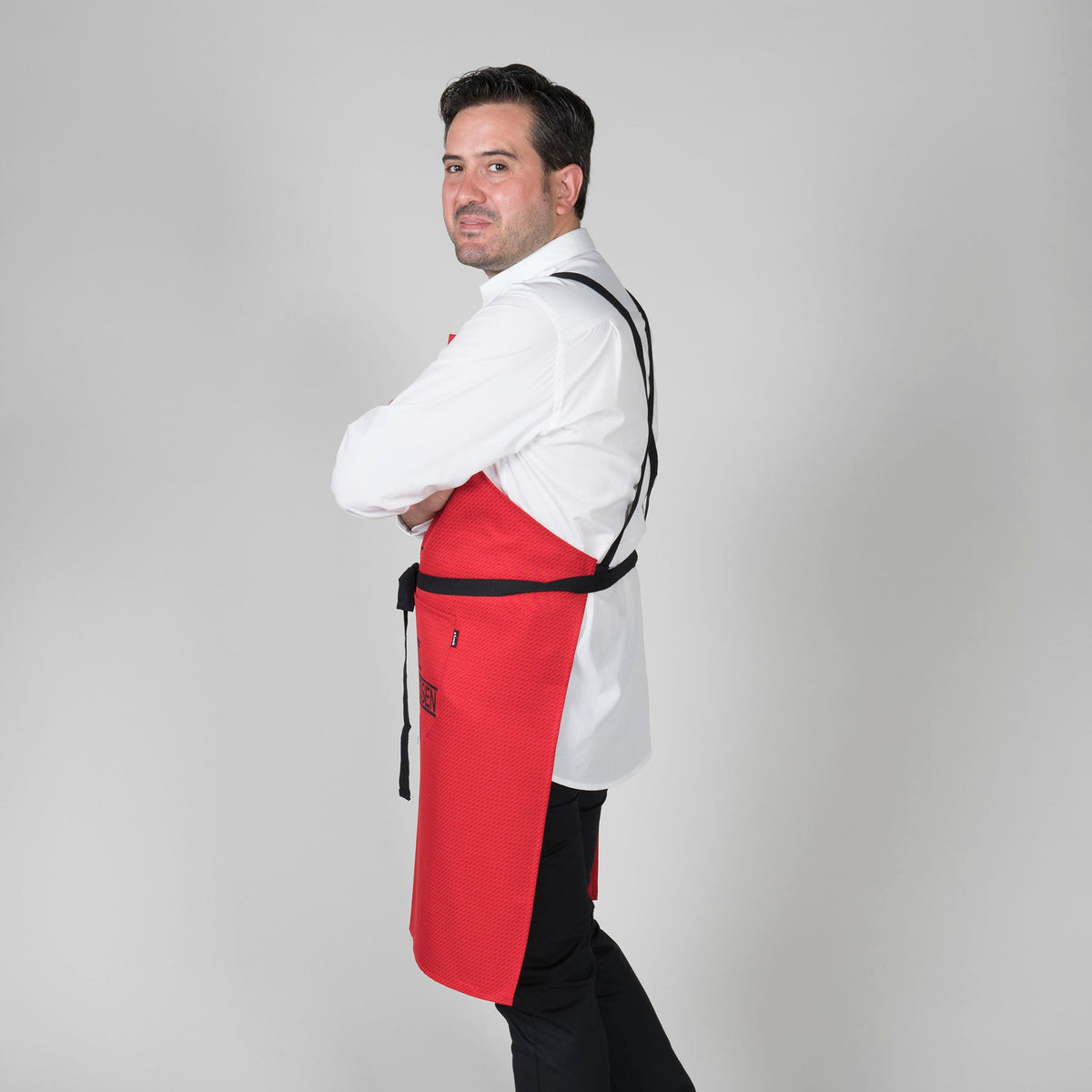 DELANTAL CON PETO GOURMET ESTAMPADO 92X75 CM - Gary's