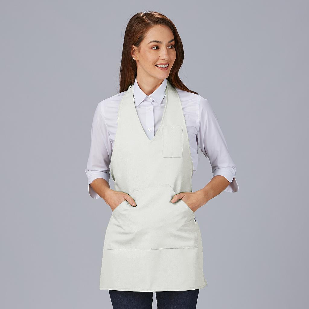 DELANTAL BISTRO ESCOTE PICO BOLSILLO CENTRO 80X65 CM - Gary's