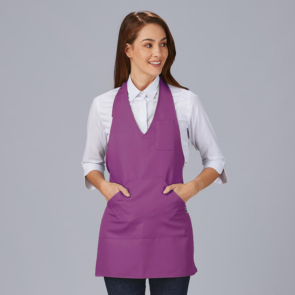 DELANTAL BISTRO ESCOTE PICO BOLSILLO CENTRO 80X65 CM - Gary's