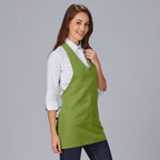 DELANTAL BISTRO ESCOTE PICO BOLSILLO CENTRO 80X65 CM - Gary's