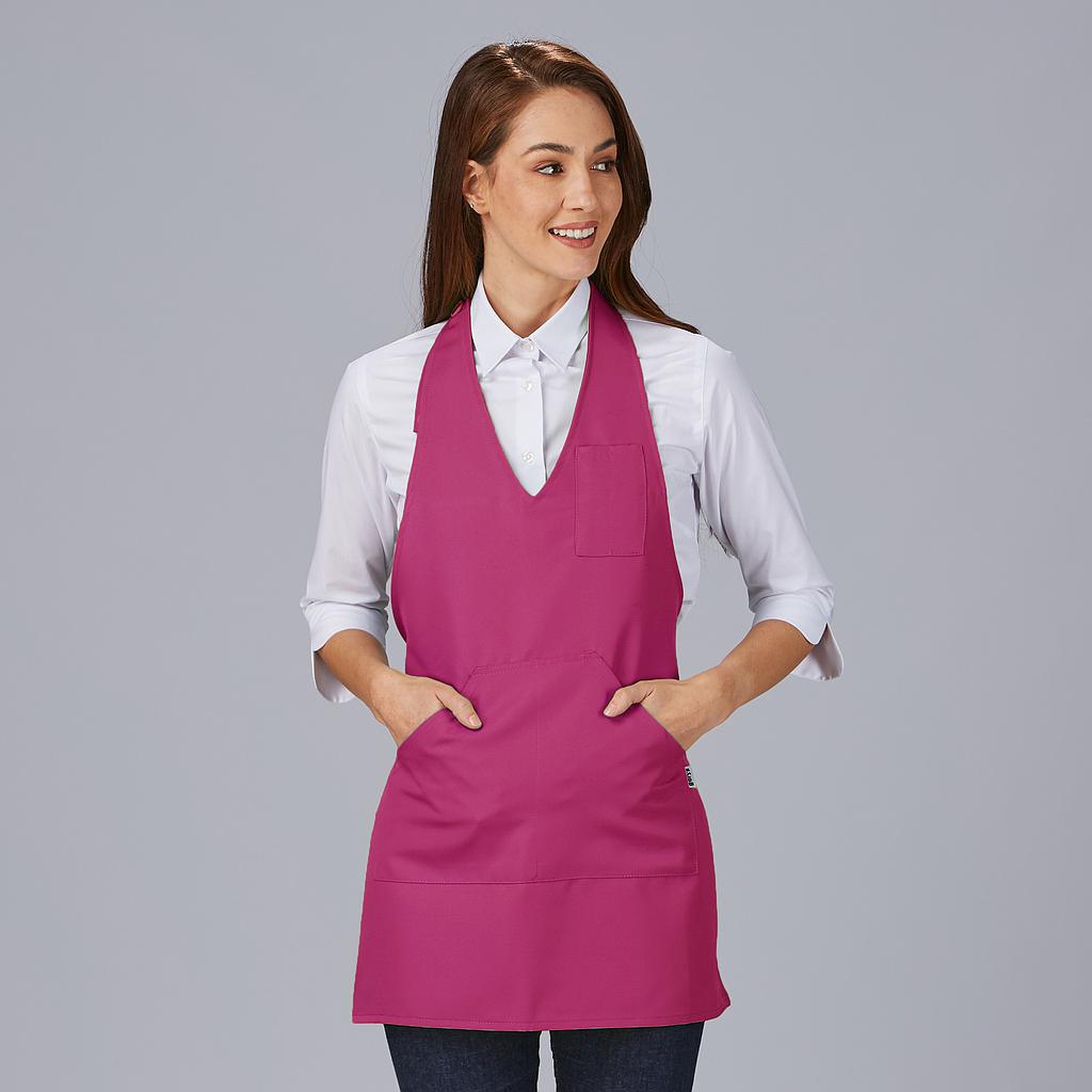 DELANTAL BISTRO ESCOTE PICO BOLSILLO CENTRO 80X65 CM - Gary's