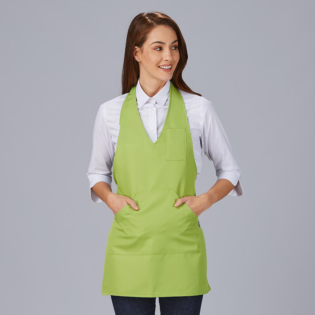 DELANTAL BISTRO ESCOTE PICO BOLSILLO CENTRO 80X65 CM - Gary's