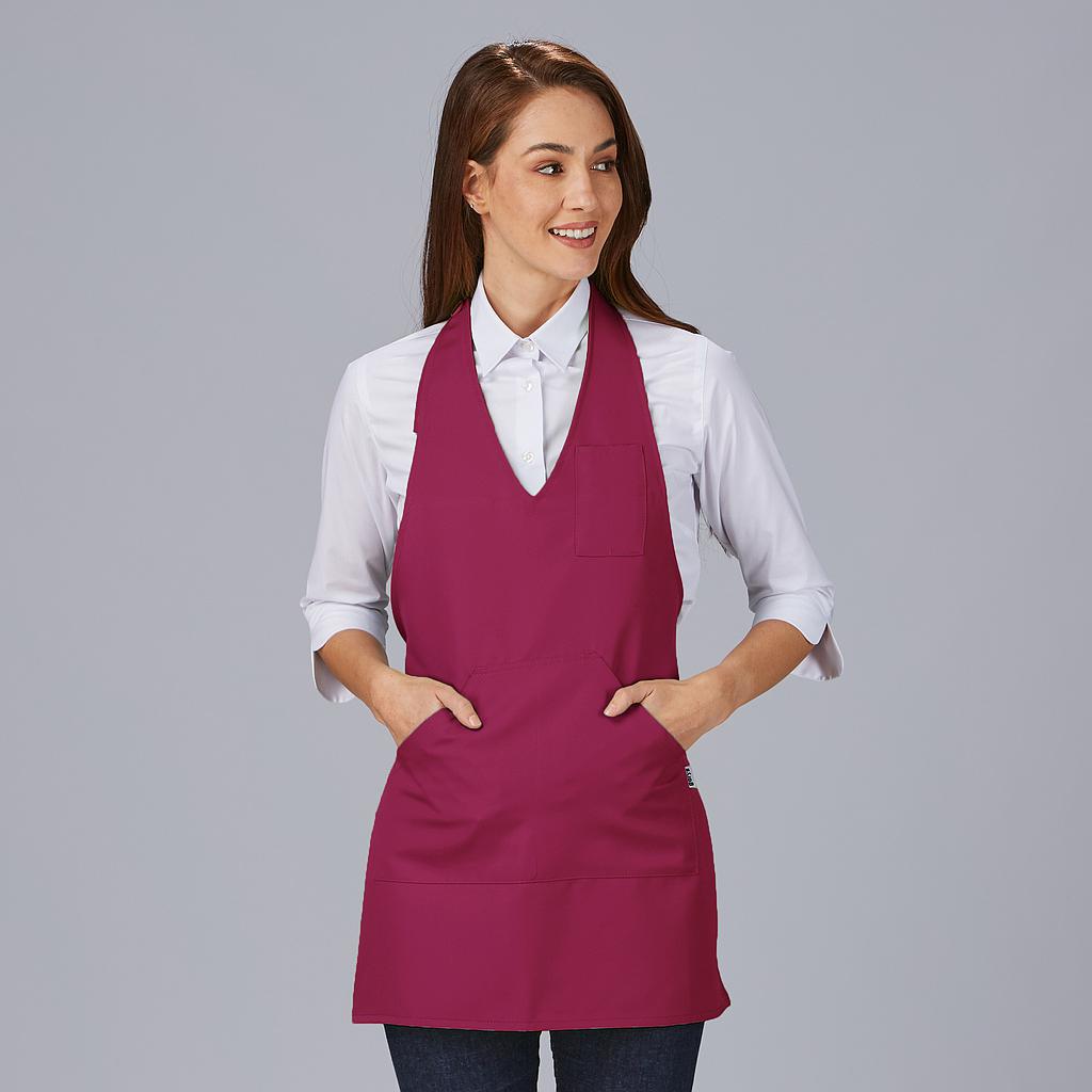 DELANTAL BISTRO ESCOTE PICO BOLSILLO CENTRO 80X65 CM - Gary's