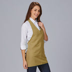DELANTAL BISTRO ESCOTE PICO BOLSILLO CENTRO 80X65 CM - Gary's