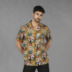 CAMISA HOMBRE CUELLO SOLAPA HAWAI - Gary's
