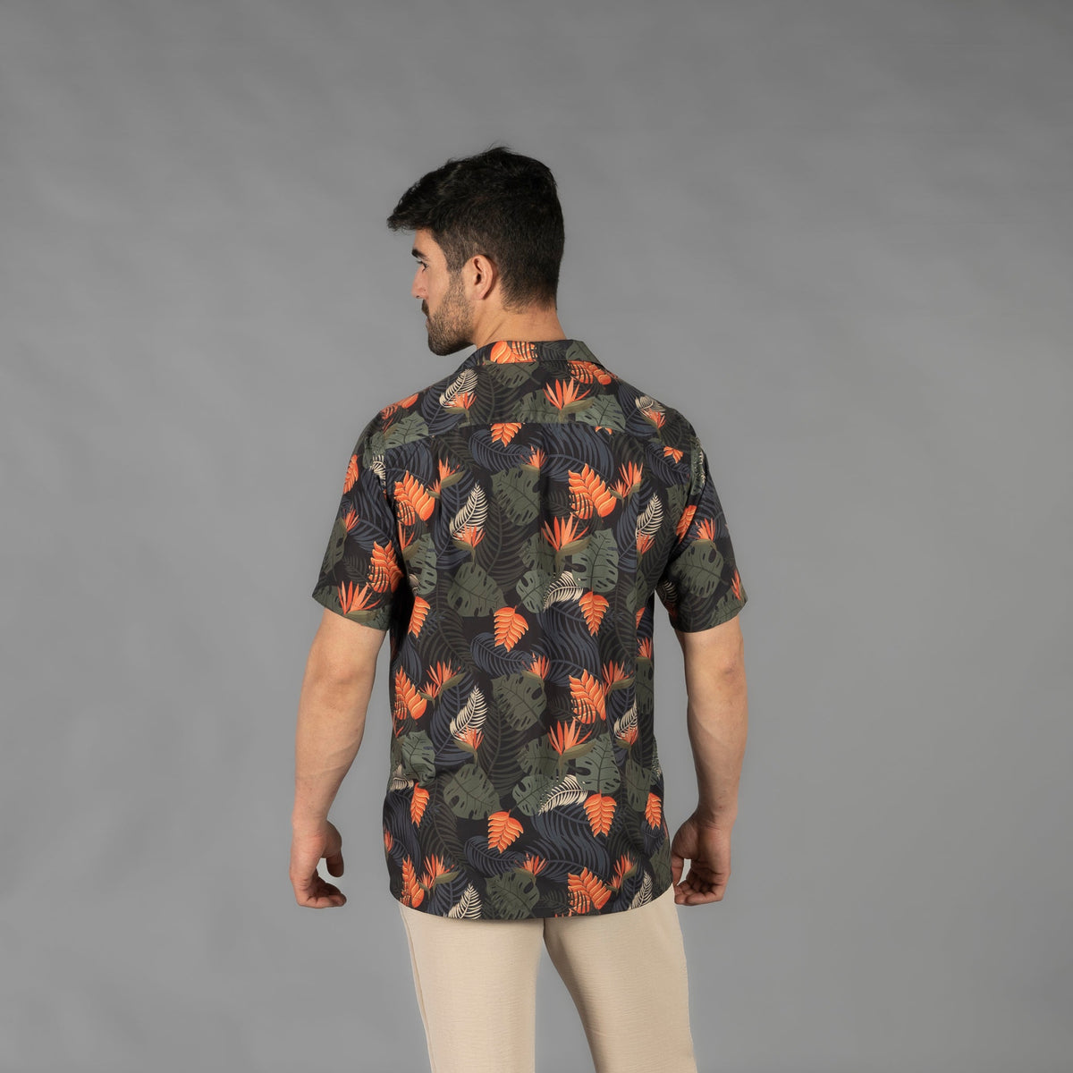 CAMISA HOMBRE CUELLO SOLAPA HAWAI - Gary's