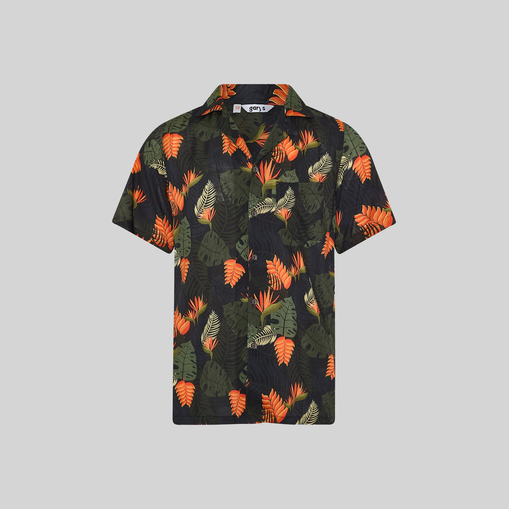 CAMISA HOMBRE CUELLO SOLAPA HAWAI - Gary's
