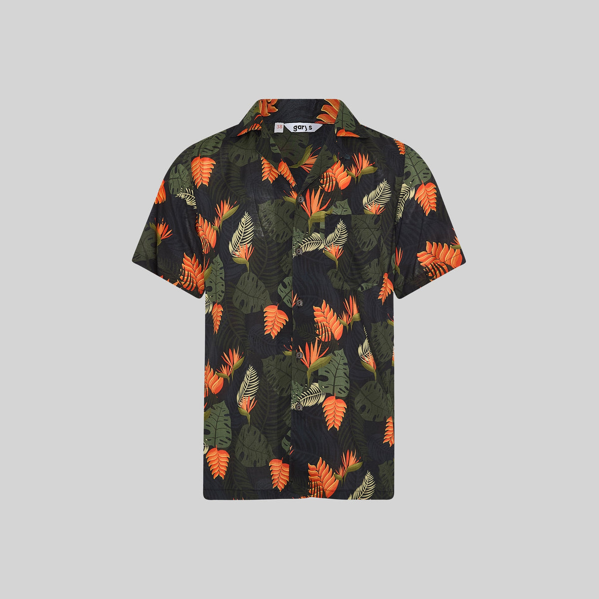 CAMISA HOMBRE CUELLO SOLAPA HAWAI - Gary's