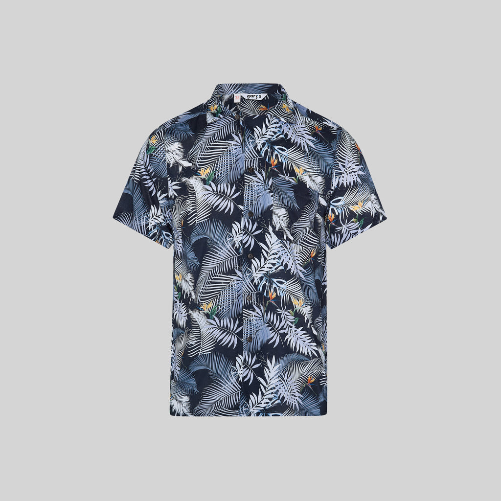 CAMISA HOMBRE CUELLO SOLAPA HAWAI - Gary's