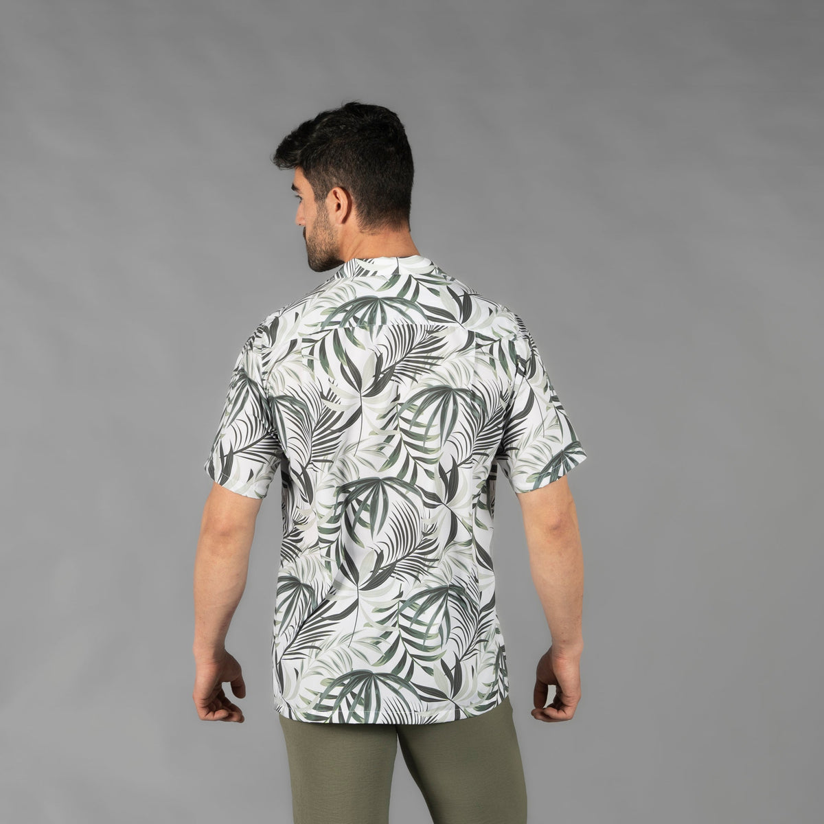 CAMISA HOMBRE CUELLO SOLAPA HAWAI - Gary's