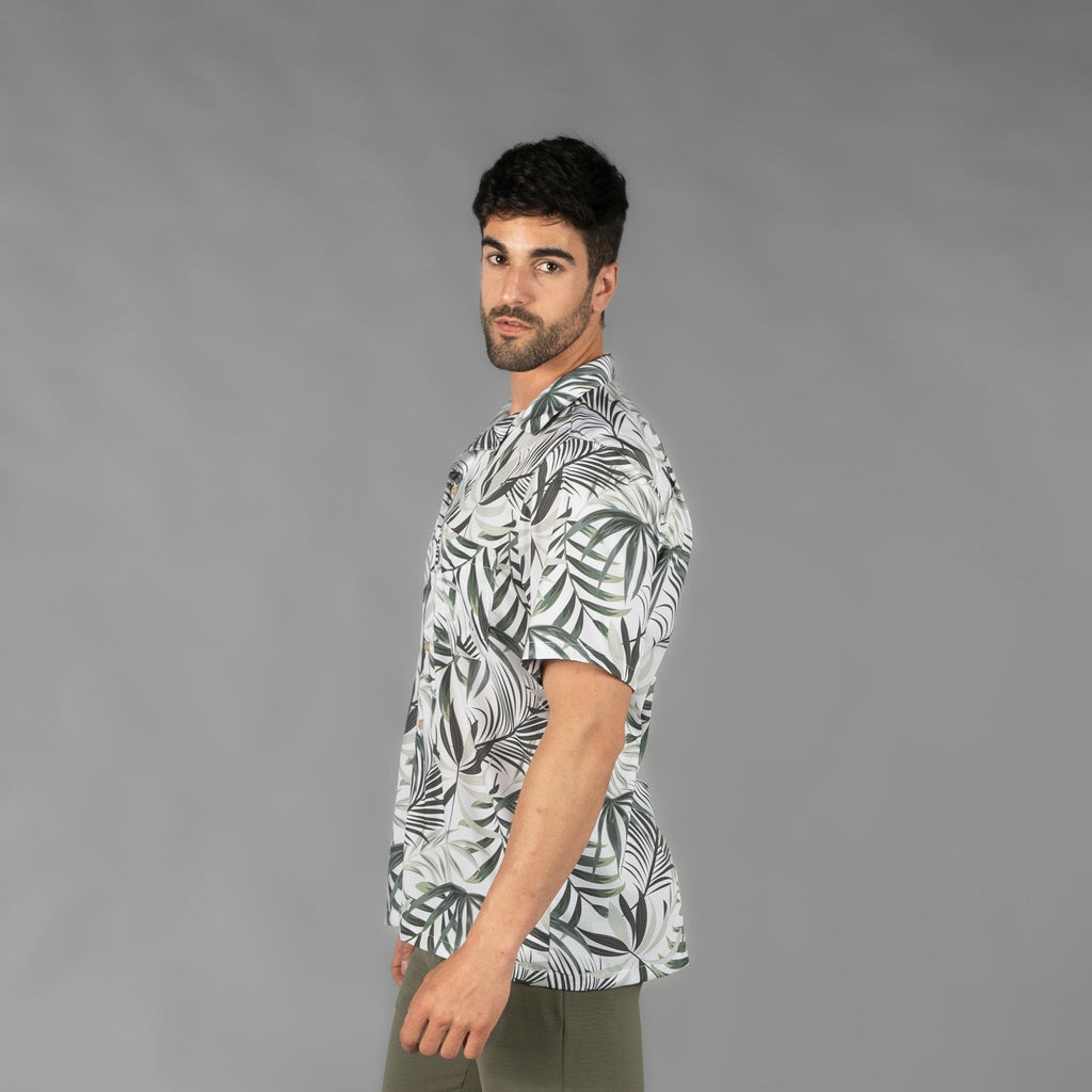 CAMISA HOMBRE CUELLO SOLAPA HAWAI - Gary's