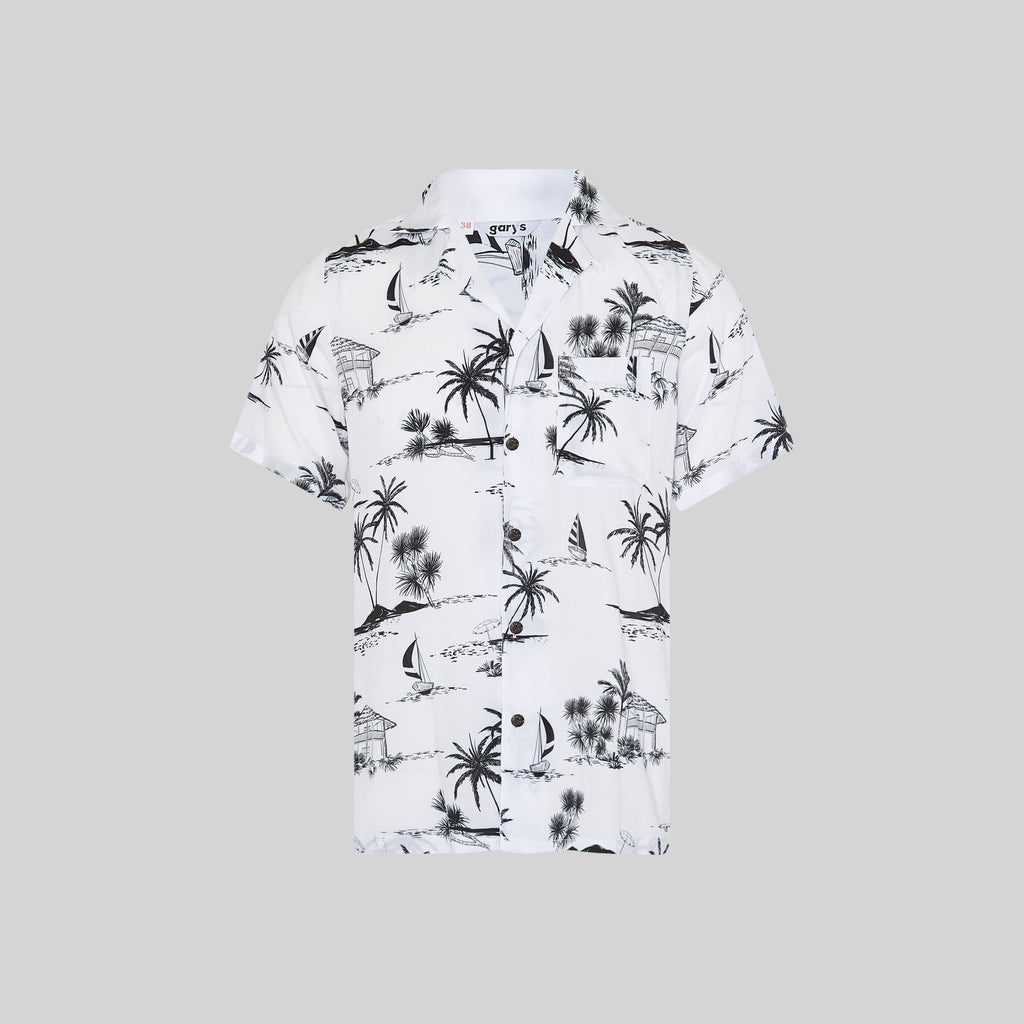 CAMISA HOMBRE CUELLO SOLAPA HAWAI - Gary's