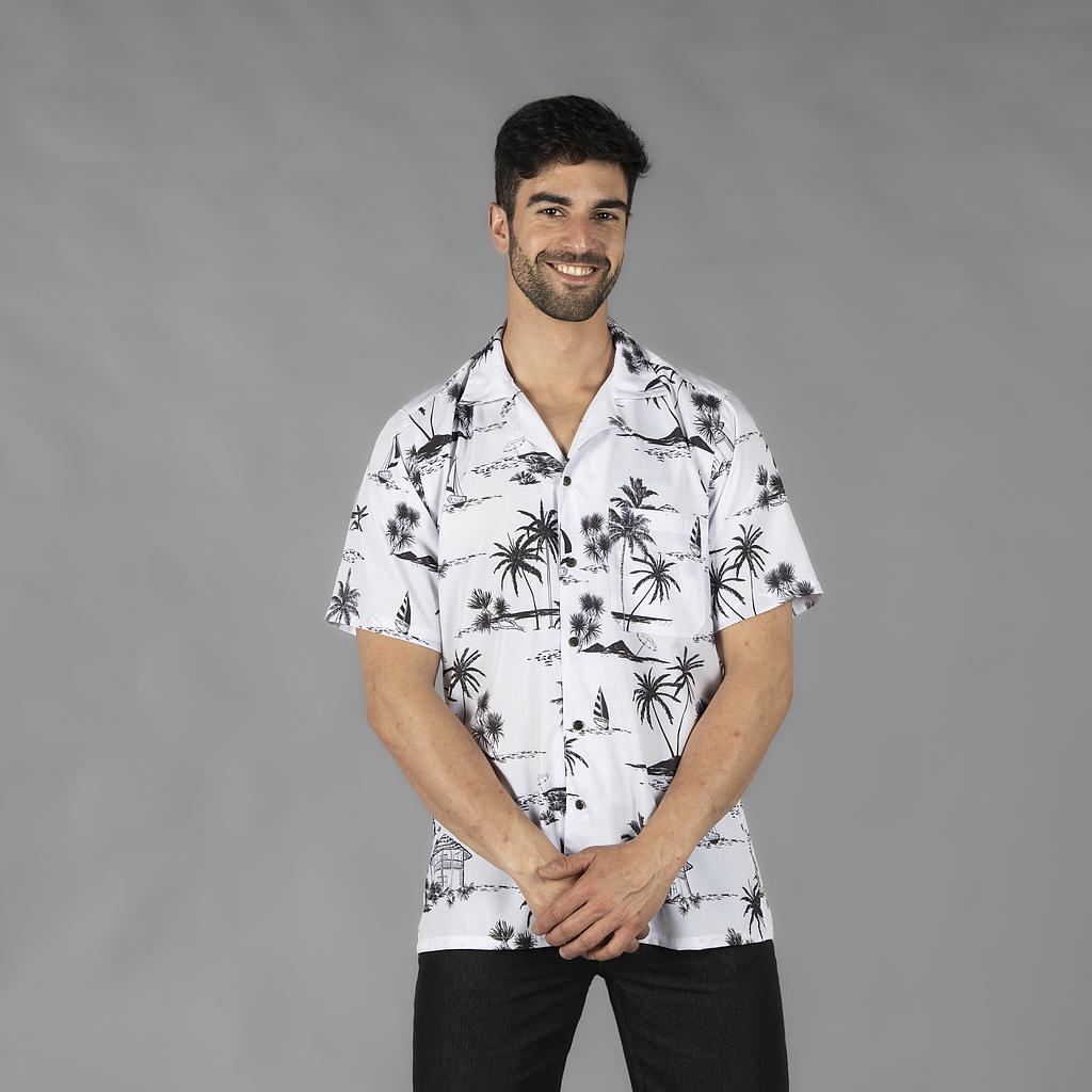 CAMISA HOMBRE CUELLO SOLAPA HAWAI - Gary's