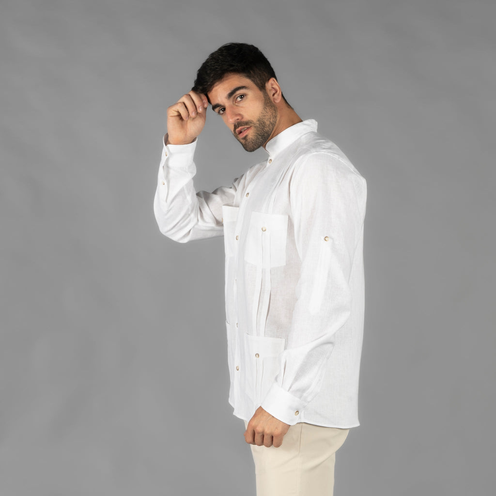 GUAYABERA HOMBRE CUELLO MAO BORNEO - Gary's