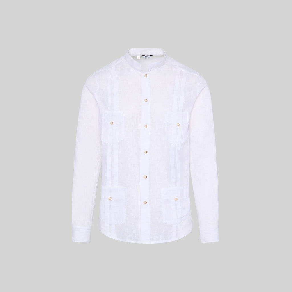 GUAYABERA HOMBRE CUELLO MAO BORNEO - Gary's