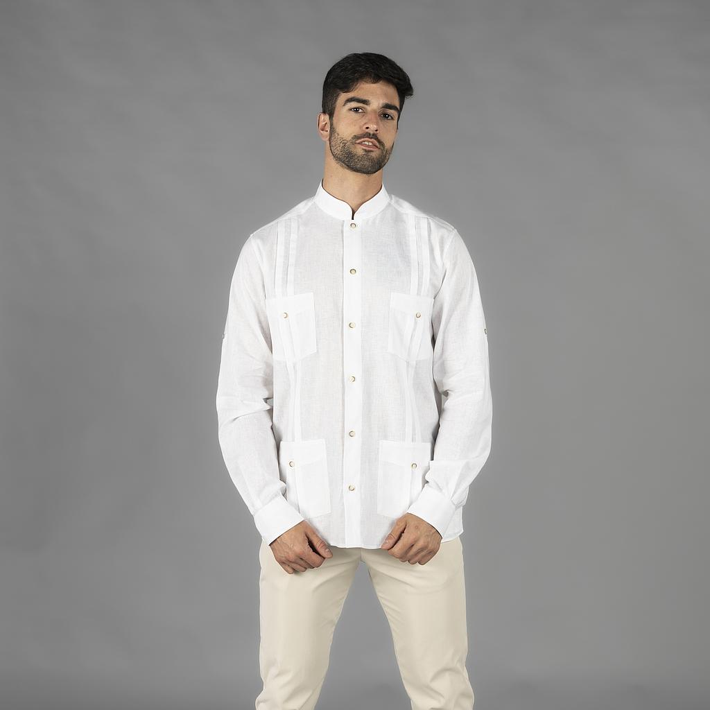GUAYABERA HOMBRE CUELLO MAO BORNEO - Gary's