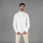 GUAYABERA HOMBRE CUELLO MAO BORNEO - Gary's
