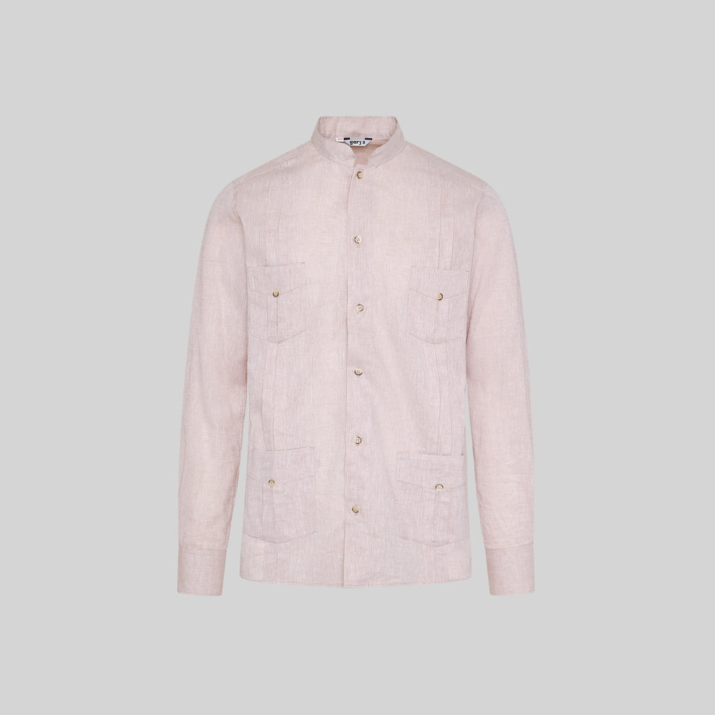 GUAYABERA HOMBRE CUELLO MAO BORNEO - Gary's